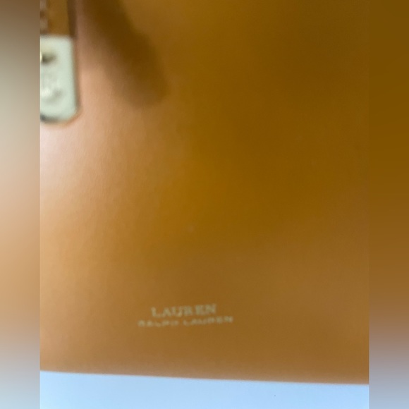 Ralph Lauren mustard color tote - Picture 2 of 5